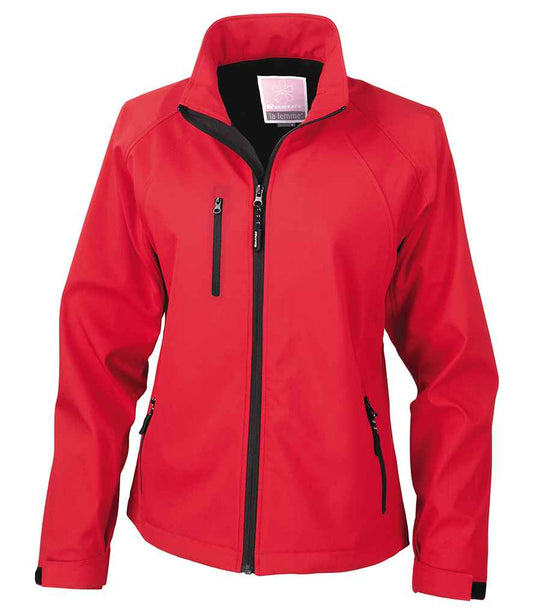 Result Ladies Base Layer Soft Shell Jacket - Red (RS128F)