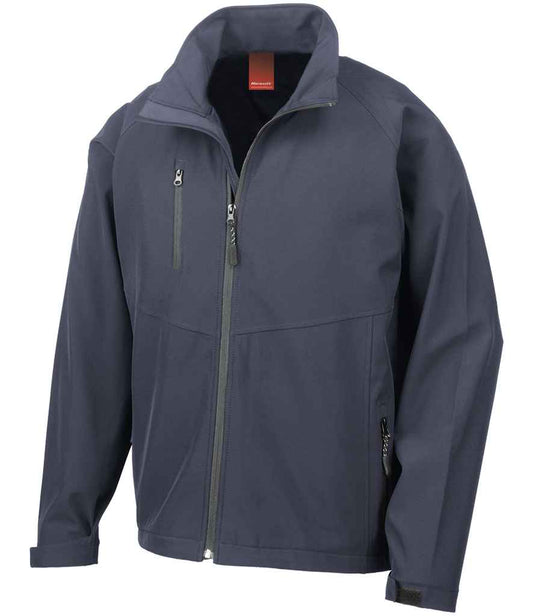 Result Base Layer Soft Shell Jacket - Navy (RS128M)