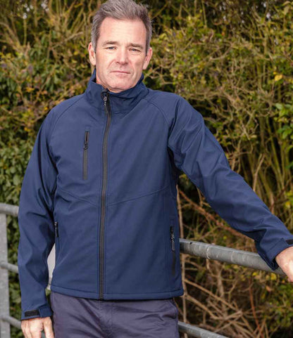 Result Base Layer Soft Shell Jacket - Navy (RS128M)