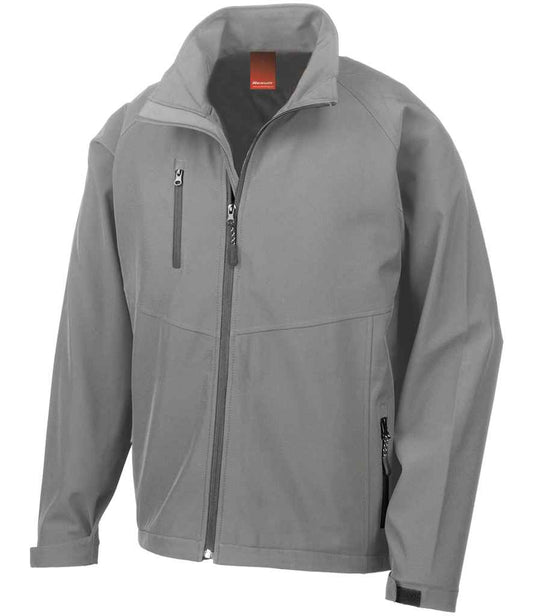 Result Base Layer Soft Shell Jacket - Silver Grey (RS128M)