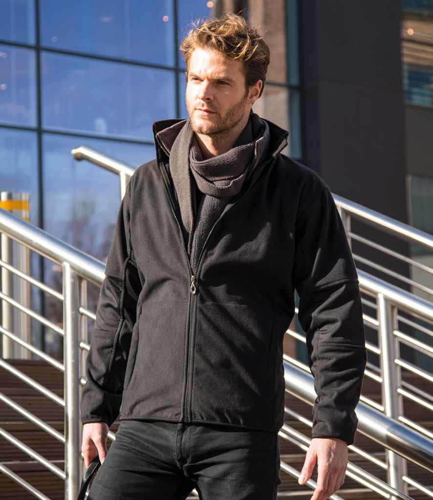 Result Osaka Combed Pile Soft Shell Jacket - Black (RS131M)