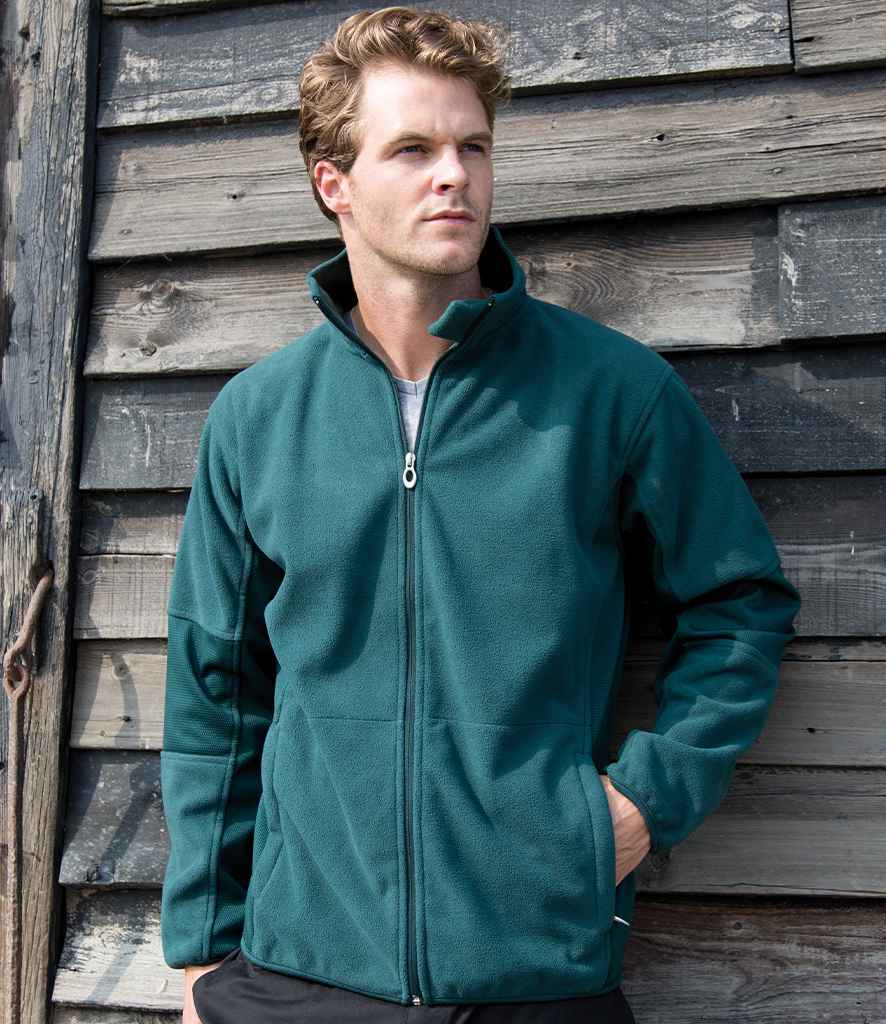 Result Osaka Combed Pile Soft Shell Jacket - Forest Green (RS131M)