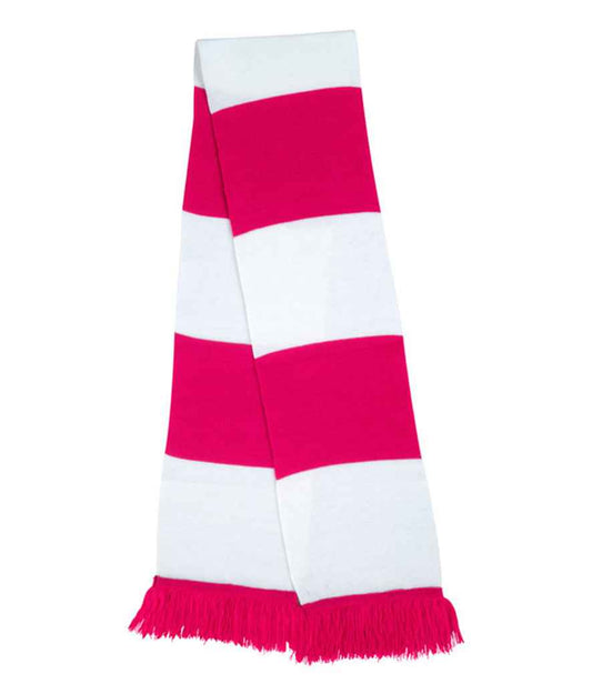 Result Team Scarf - Fuchsia/White (RS146)
