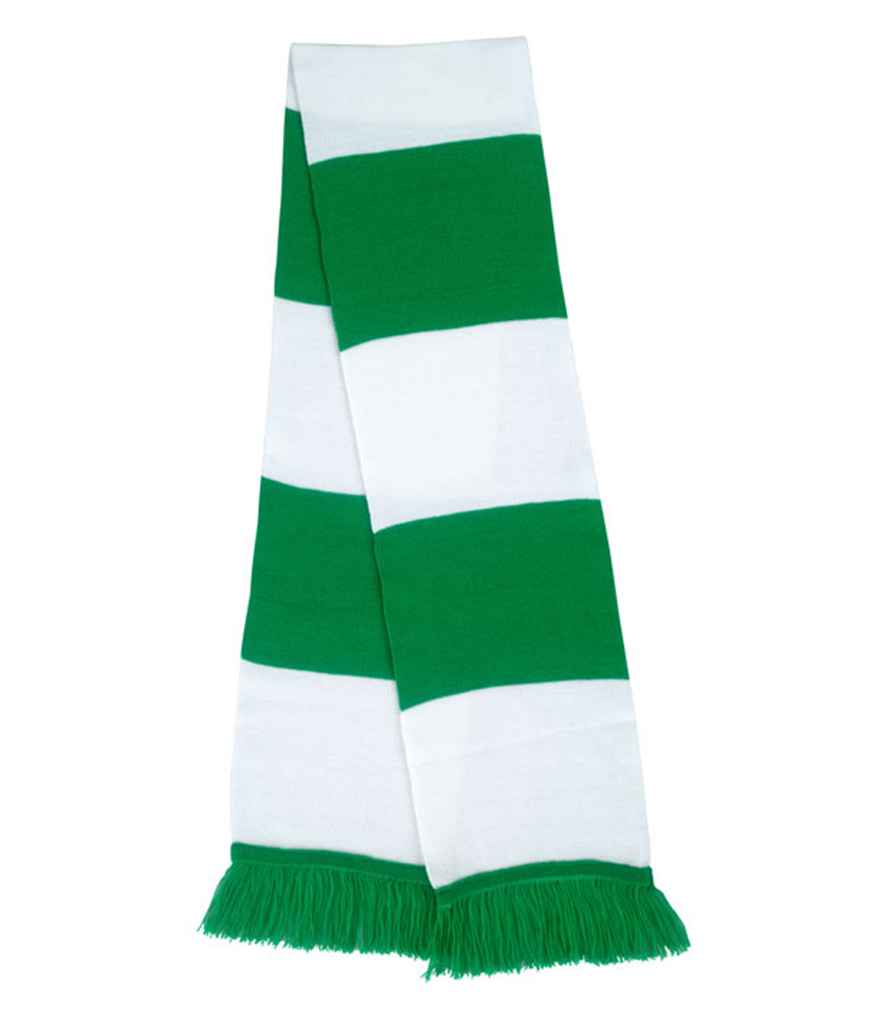 Result Team Scarf - Kelly Green/White (RS146)