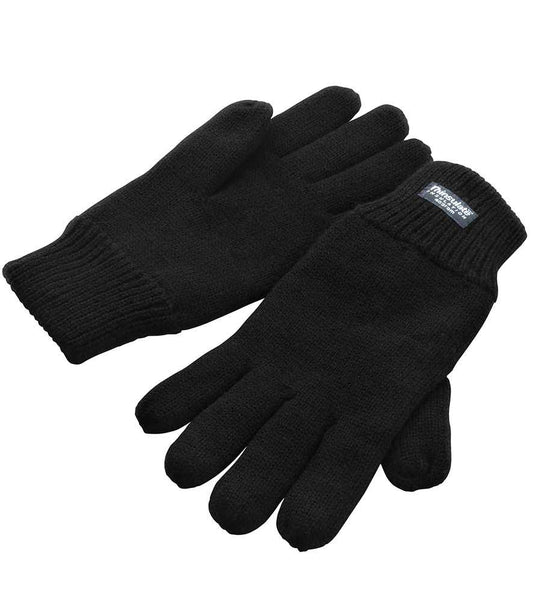 Result Classic Lined Thinsulate™ Gloves - Black (RS147)