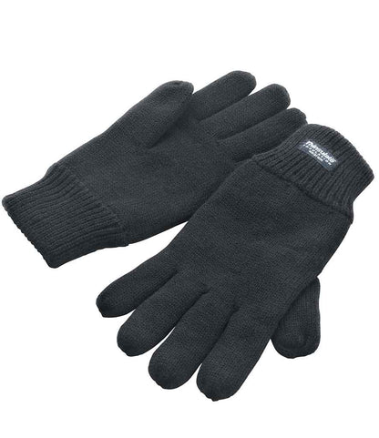 Result Classic Lined Thinsulate™ Gloves - Charcoal (RS147)
