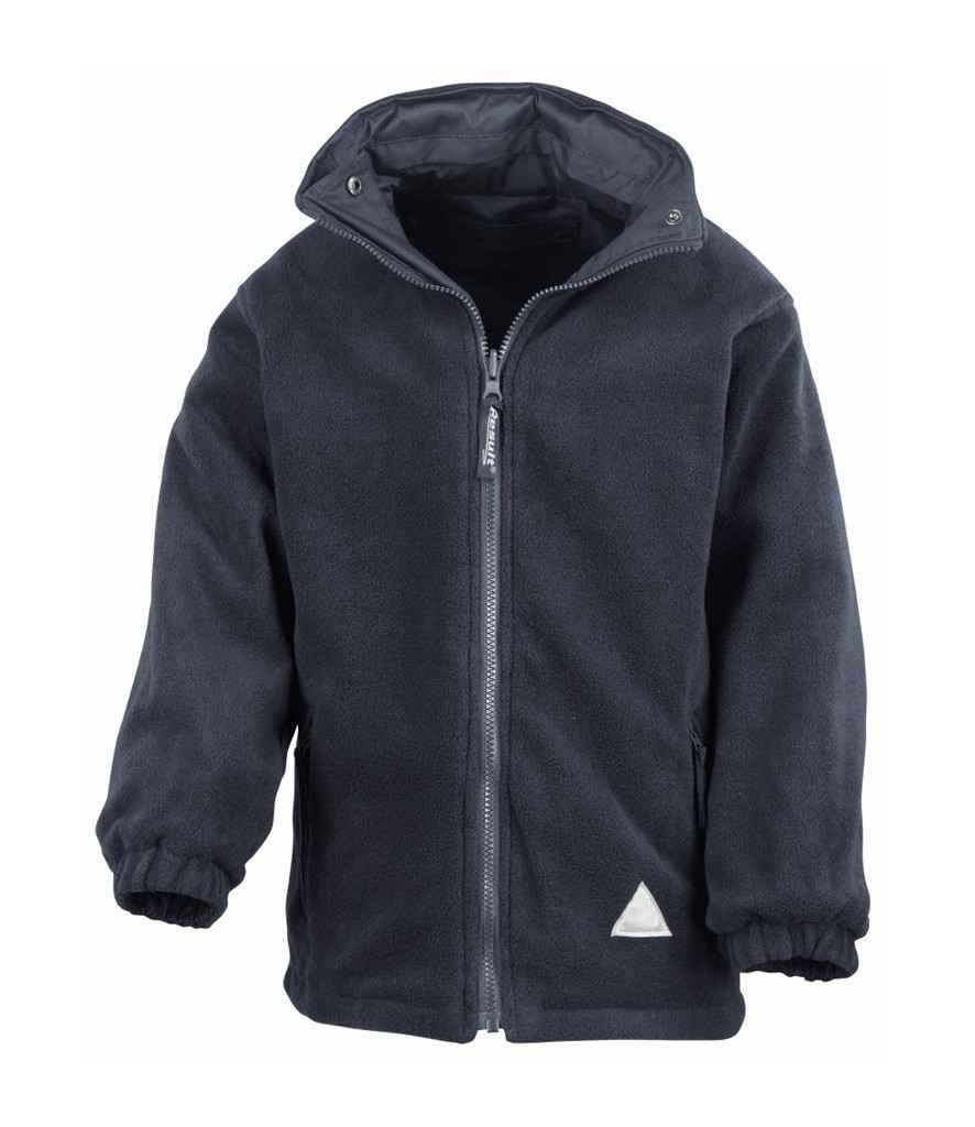 Result Kids/Youths Fleece Lined StormDri 4000 Jacket - Navy/Navy (RS160B)