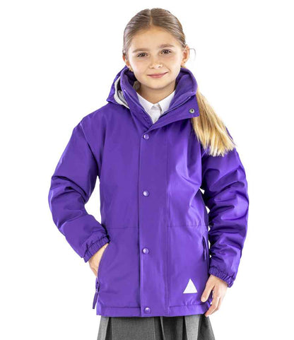 Result Kids/Youths Fleece Lined StormDri 4000 Jacket - Purple/Purple (RS160B)