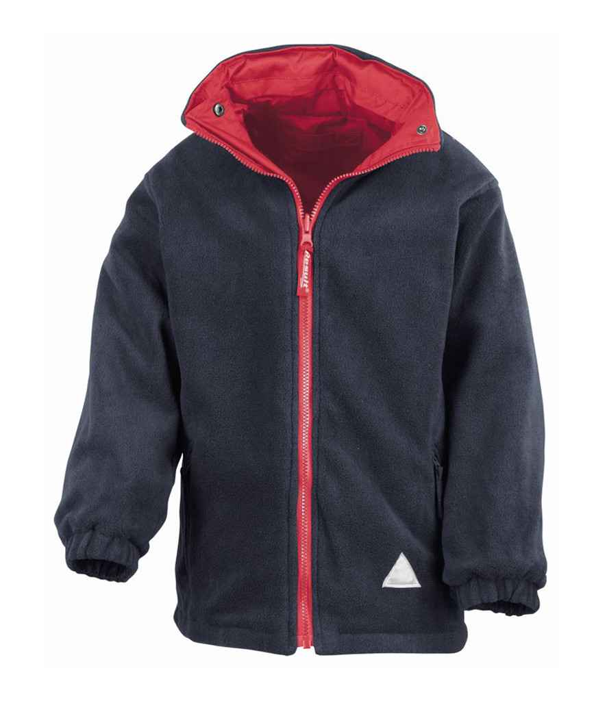 Result Kids/Youths Fleece Lined StormDri 4000 Jacket - Red/Navy (RS160B)