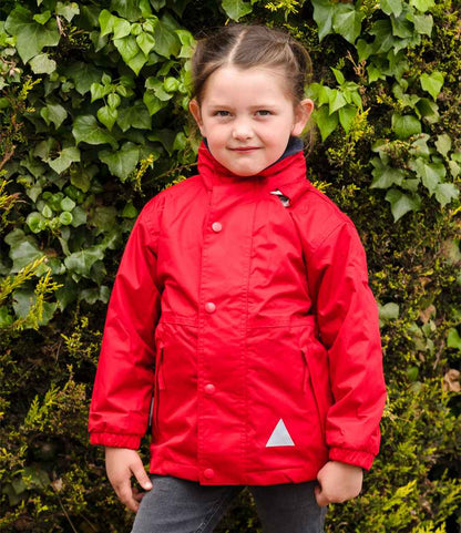 Result Kids/Youths Fleece Lined StormDri 4000 Jacket - Red/Navy (RS160B)