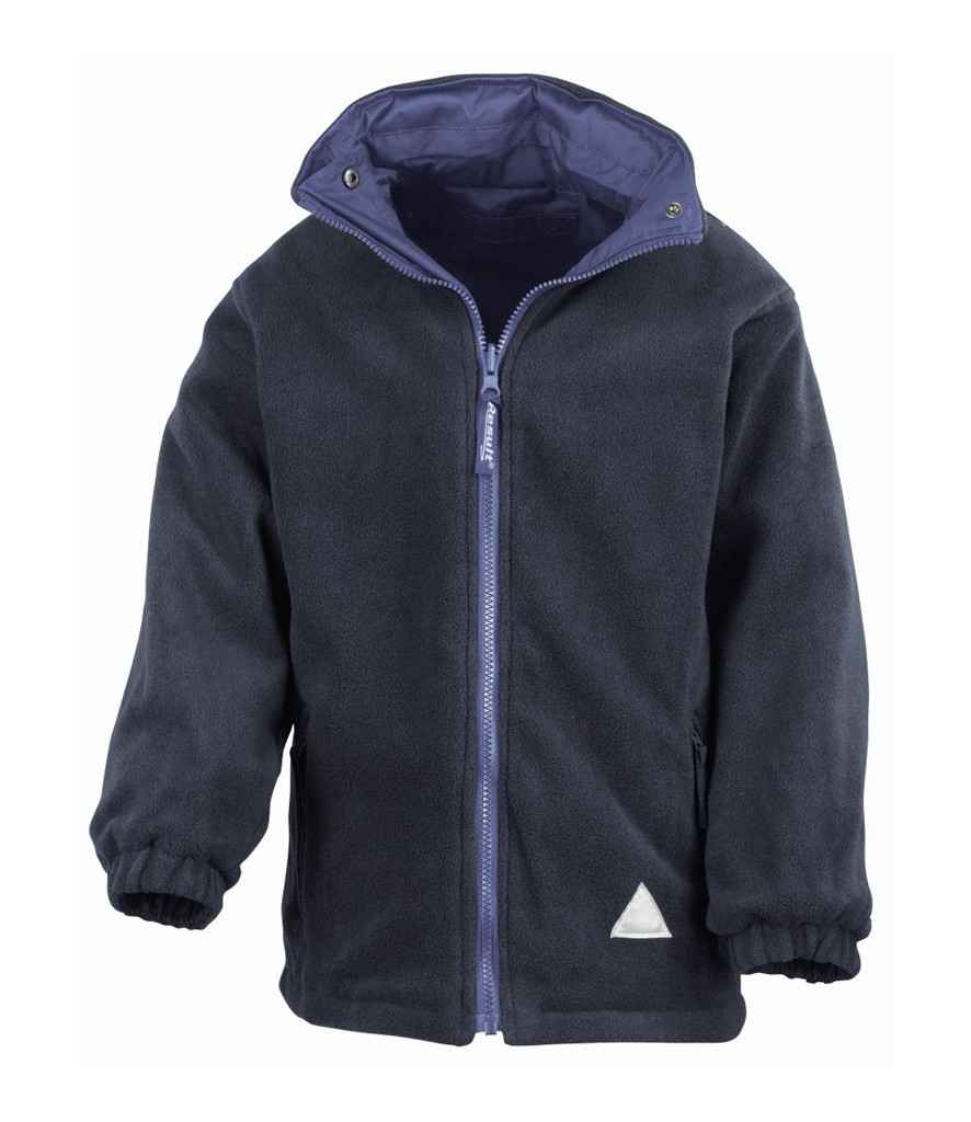 Result Kids/Youths Fleece Lined StormDri 4000 Jacket - Royal Blue/Navy (RS160B)