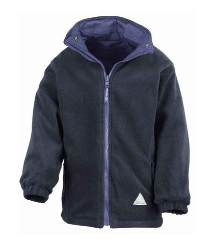 Result Kids/Youths Fleece Lined StormDri 4000 Jacket - Royal Blue/Navy (RS160B)