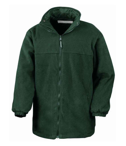 Result Fleece Lined StormDri 4000 Waterproof Jacket - Bottle Green/Bottle Green (RS160)