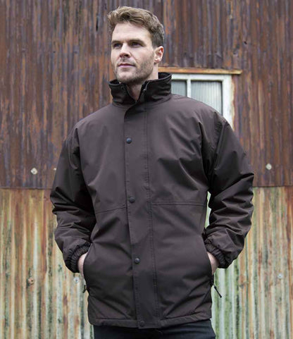 Result Fleece Lined StormDri 4000 Waterproof Jacket - Brown/Brown (RS160)