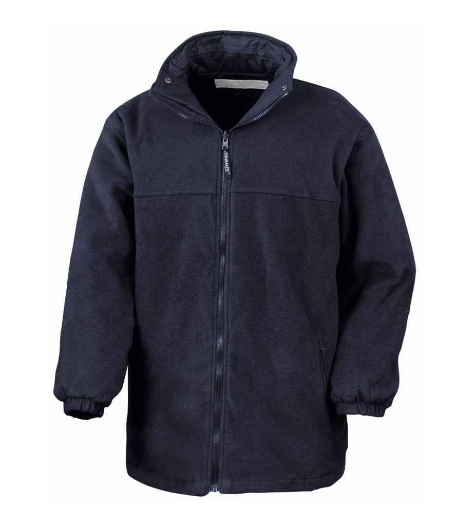 Result Fleece Lined StormDri 4000 Waterproof Jacket - Navy/Navy (RS160)