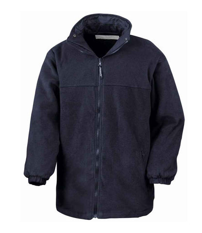 Result Fleece Lined StormDri 4000 Waterproof Jacket - Navy/Navy (RS160)