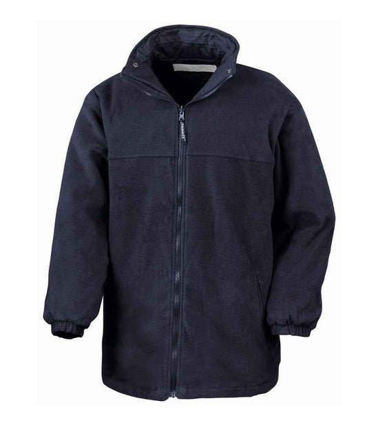 Result Fleece Lined StormDri 4000 Waterproof Jacket - Navy/Navy (RS160)