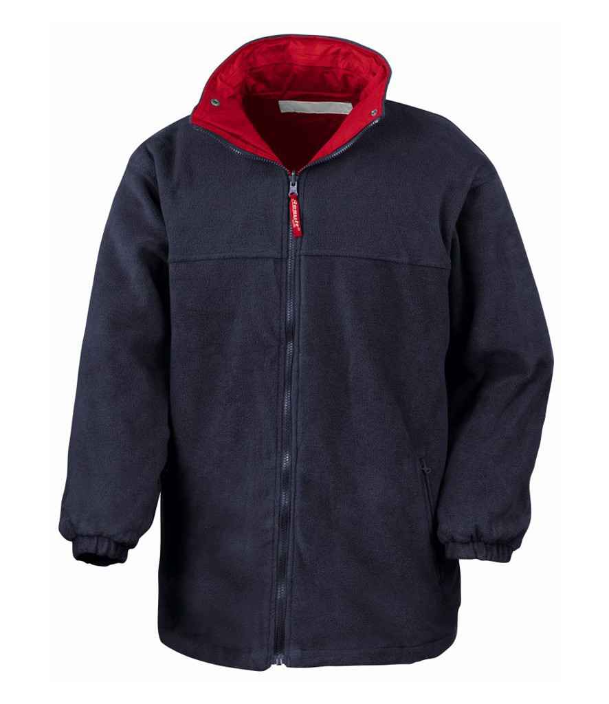 Result Fleece Lined StormDri 4000 Waterproof Jacket - Red/Navy (RS160)