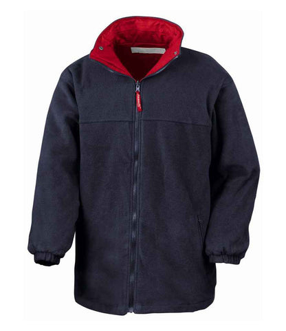 Result Fleece Lined StormDri 4000 Waterproof Jacket - Red/Navy (RS160)