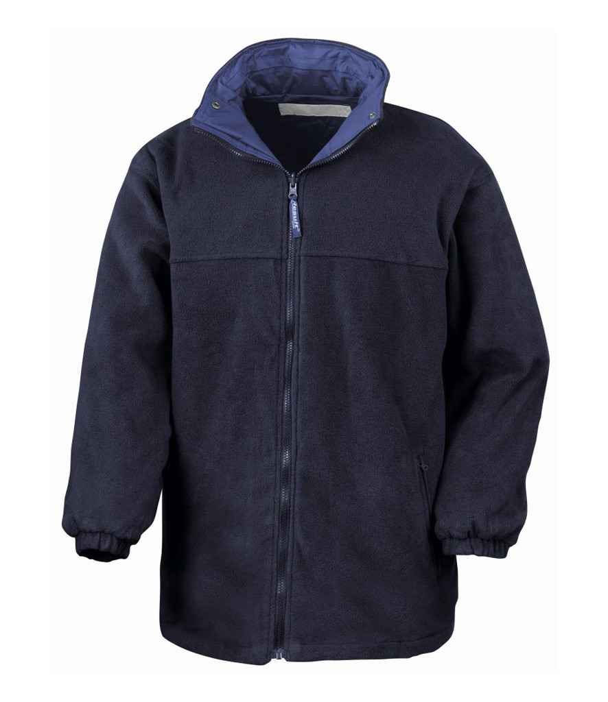 Result Fleece Lined StormDri 4000 Waterproof Jacket - Royal Blue/Navy (RS160)