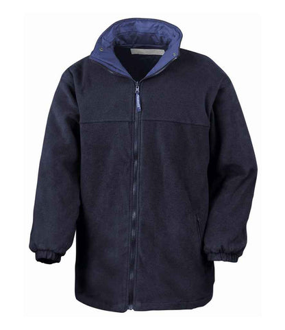 Result Fleece Lined StormDri 4000 Waterproof Jacket - Royal Blue/Navy (RS160)
