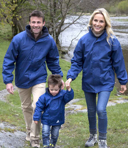 Result Fleece Lined StormDri 4000 Waterproof Jacket - Royal Blue/Navy (RS160)