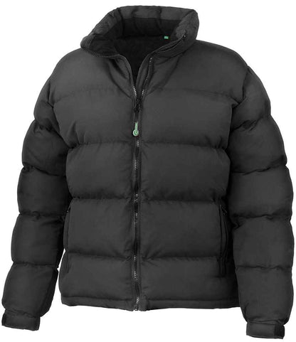 Result Genuine Recycled Ladies Holkham Down Feel Jacket - Black (RS181F)