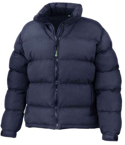 Result Genuine Recycled Ladies Holkham Down Feel Jacket - Navy (RS181F)