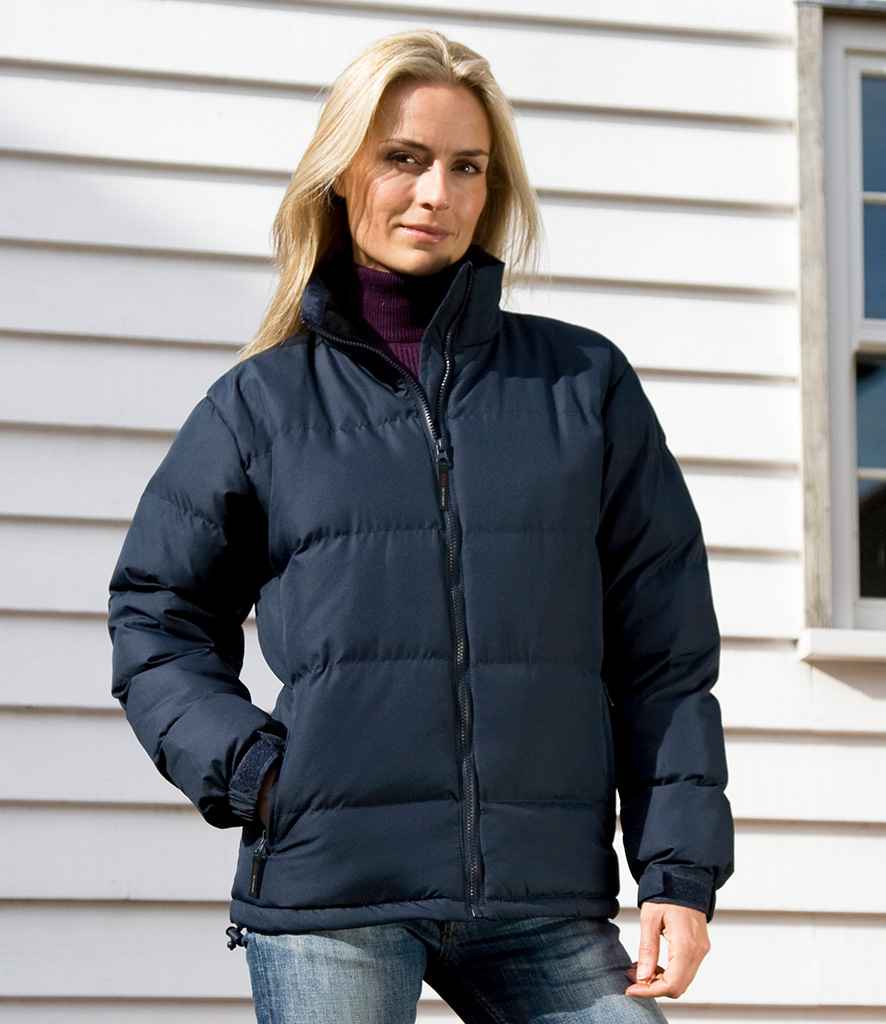 Result Genuine Recycled Ladies Holkham Down Feel Jacket - Navy (RS181F)