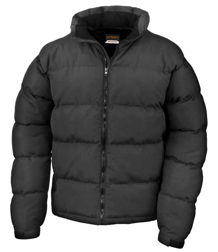 Result Urban Result Urban Holkham Down Feel Jacket - Black (RS181M)