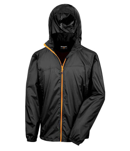 Result Urban Result Urban HDi Quest Stowable Jacket - Black/Orange (RS189M)