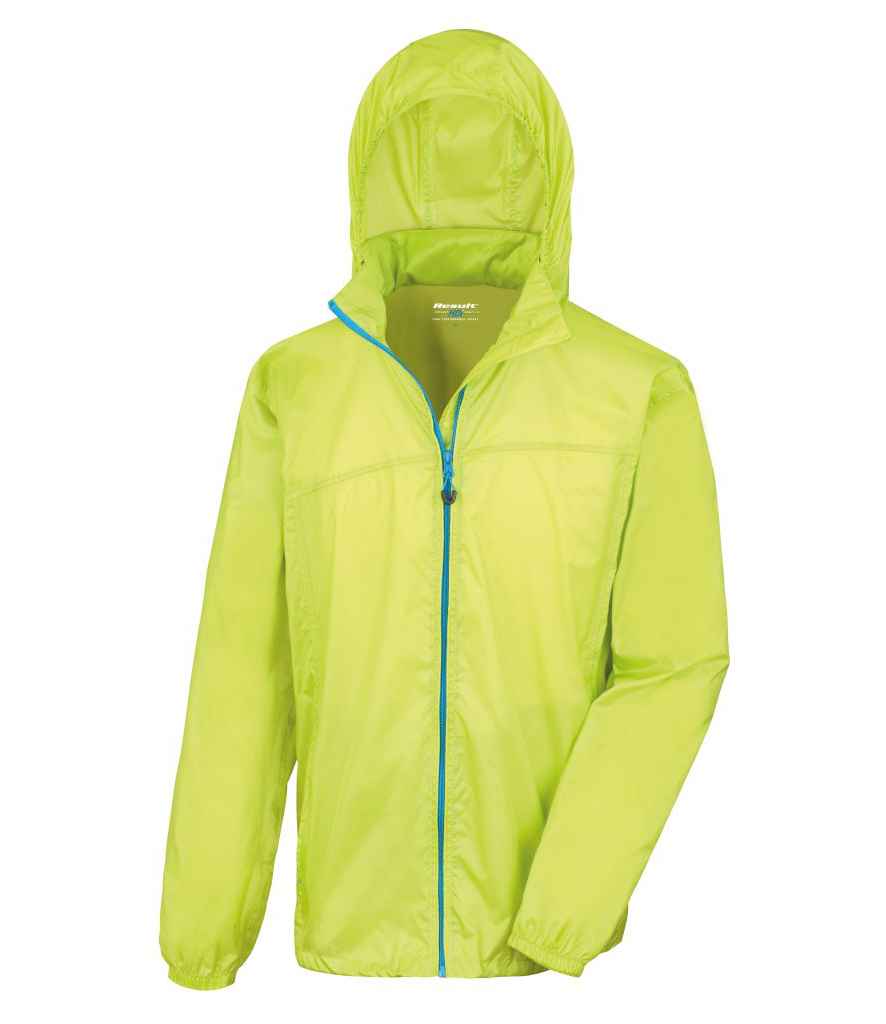 Result Urban Result Urban HDi Quest Stowable Jacket - Lime Green/Royal Blue (RS189M)
