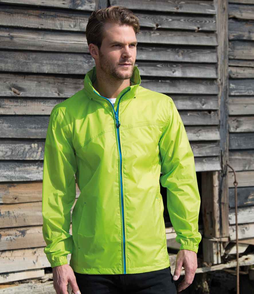 Result Urban Result Urban HDi Quest Stowable Jacket - Lime Green/Royal Blue (RS189M)