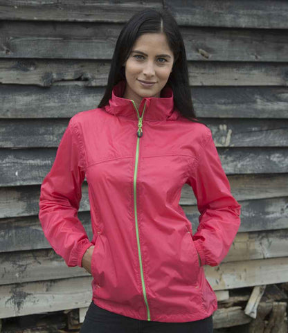 Result Urban HDi Quest Stowable Jacket - Raspberry/Lime Green (RS189M)