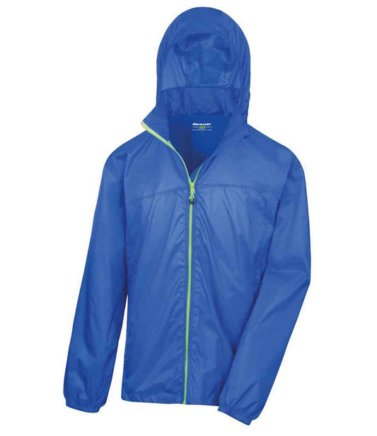 Result Urban HDi Quest Stowable Jacket - Royal Blue/Lime Green (RS189M)