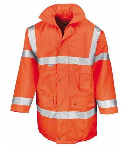 Result Safe-Guard Hi-Vis Safety Jacket - Orange (RS18)