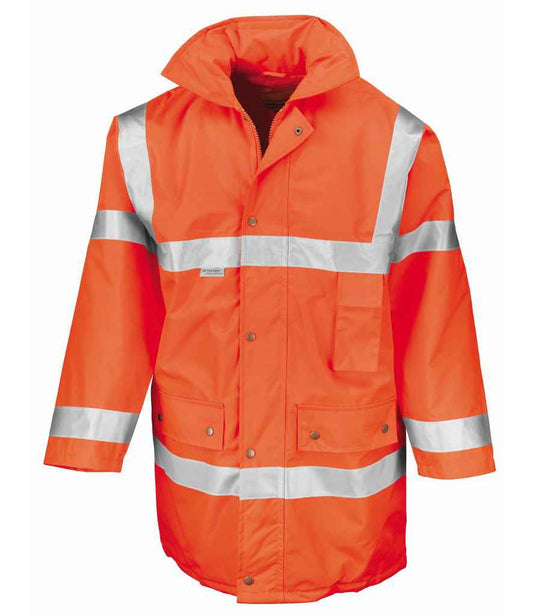 Result Safe-Guard Hi-Vis Safety Jacket - Orange (RS18)