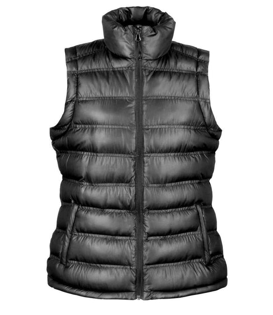 Result Urban Ladies Ice Bird Padded Gilet - Black (RS193F)