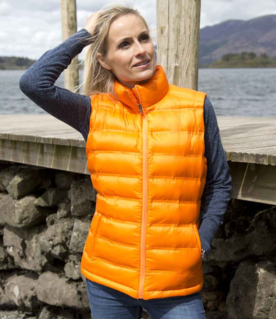Result Urban Ladies Ice Bird Padded Gilet - Orange (RS193F)