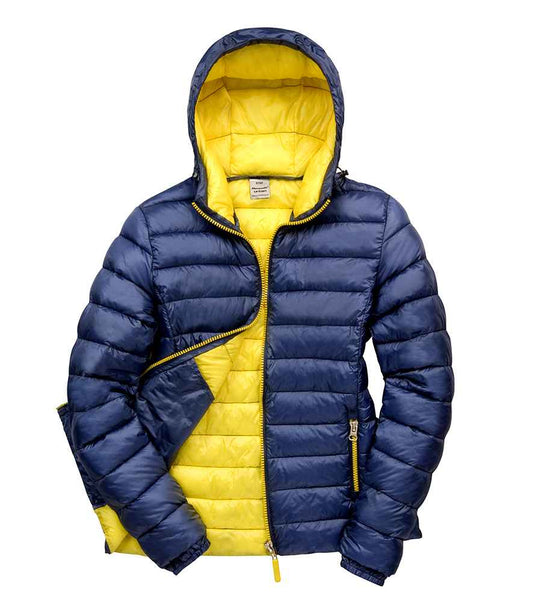 Result Urban Ladies Snow Bird Padded Jacket - Navy/Yellow (RS194F)