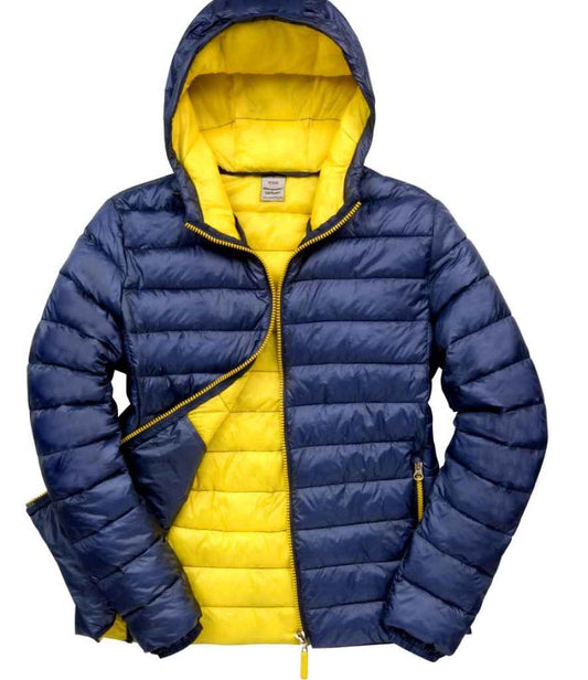 Result Urban Snow Bird Padded Jacket - Navy/Yellow (RS194M)