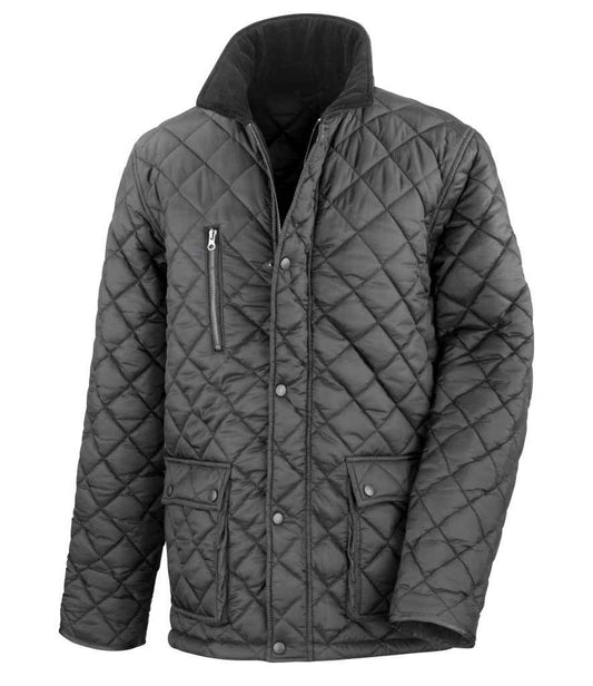 Result Urban Result Urban Cheltenham Gold Jacket - Black (RS196)