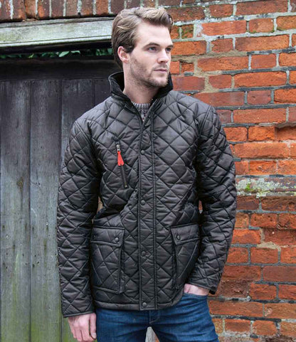 Result Urban Result Urban Cheltenham Gold Jacket - Black (RS196)