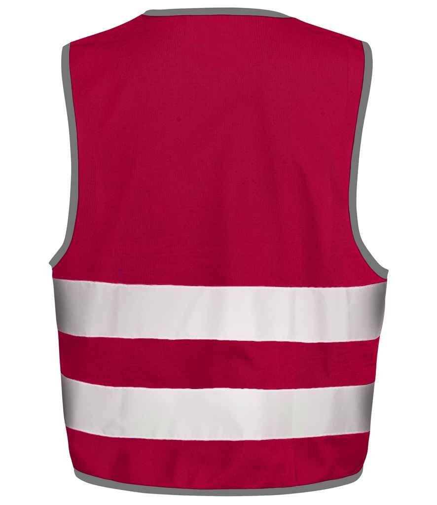 Result Core Kids Enhanced Vis Vest - Burgundy (RS200BE)