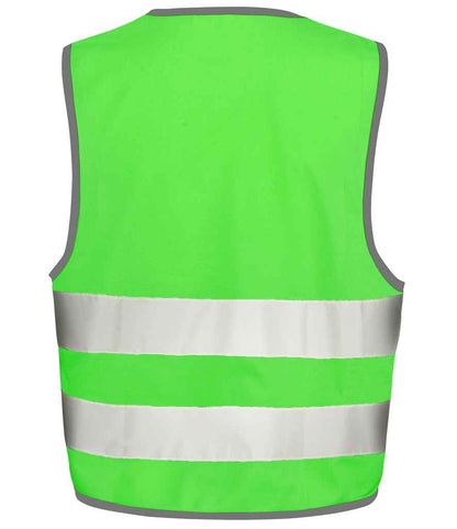 Result Core Kids Enhanced Vis Vest - Lime Green (RS200BE)
