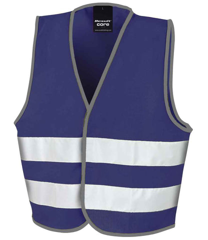 Result Core Kids Enhanced Vis Vest - Navy (RS200BE)