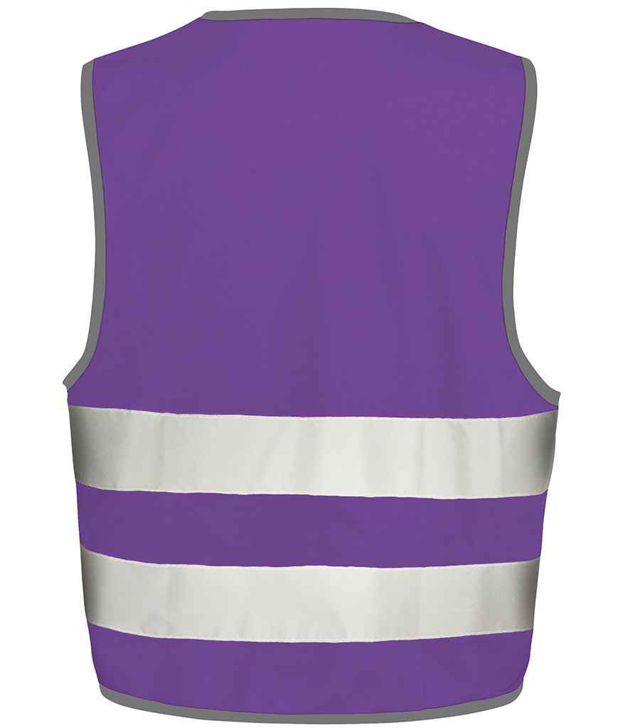 Result Core Kids Enhanced Vis Vest - Purple (RS200BE)