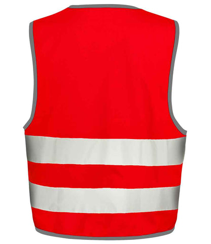 Result Core Kids Enhanced Vis Vest - Red (RS200BE)