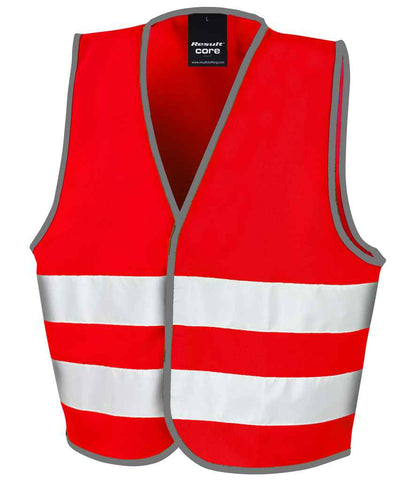 Result Core Kids Enhanced Vis Vest - Red (RS200BE)
