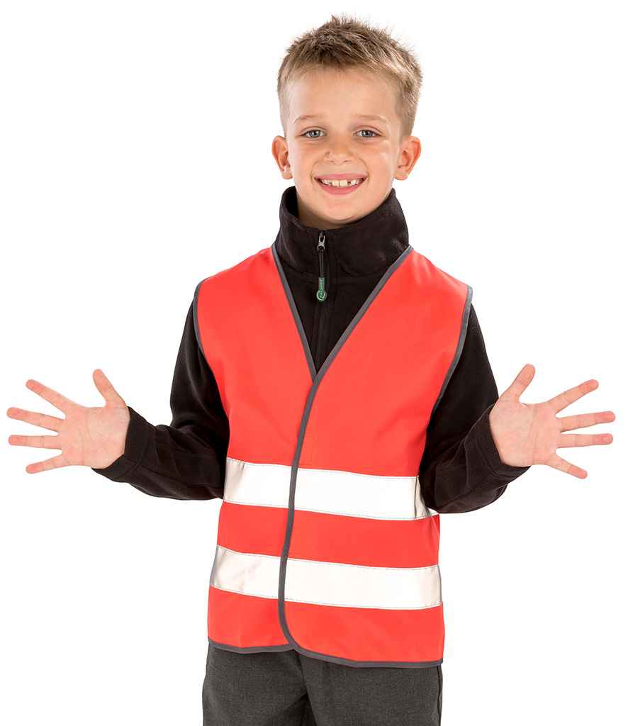 Result Core Kids Enhanced Vis Vest - Red (RS200BE)